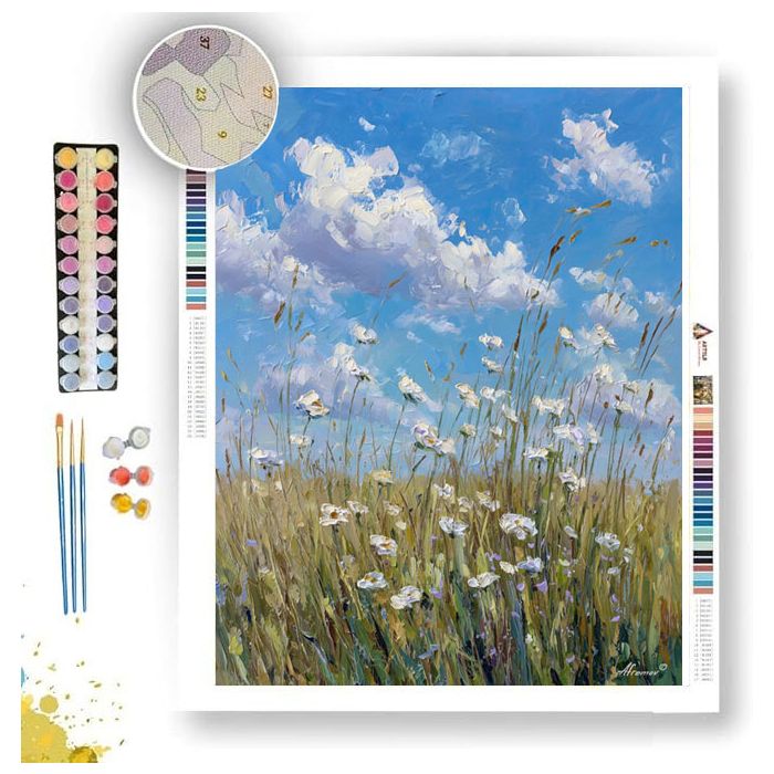PEARL SKY MEADOW - Paint by Numbers Full Kit