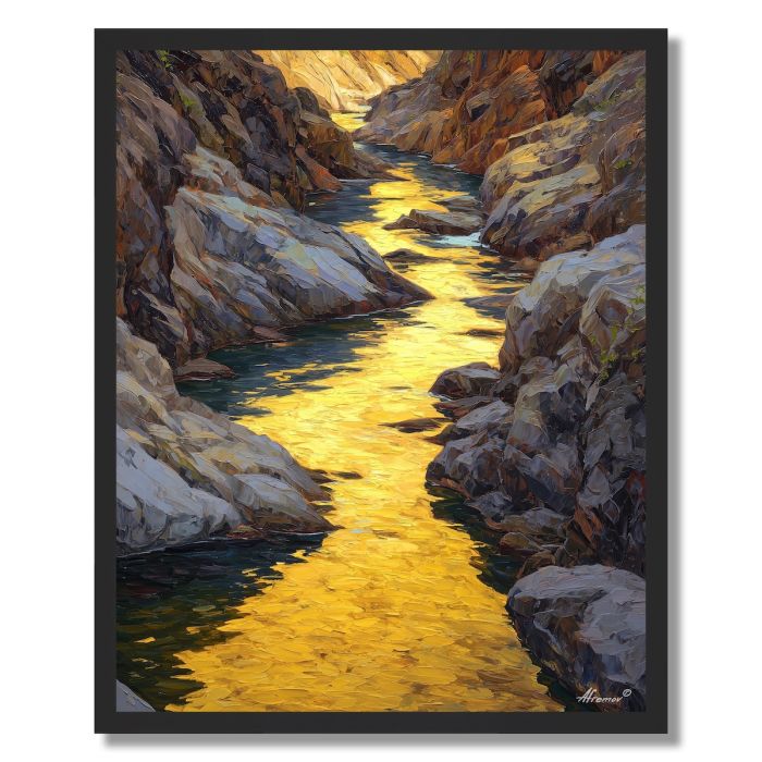 GOLDEN STREAM PASS - FRAMED
