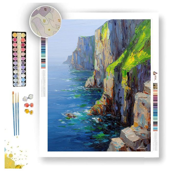 TURQUOISE PEAK SHINE - Paint by Numbers Full Kit