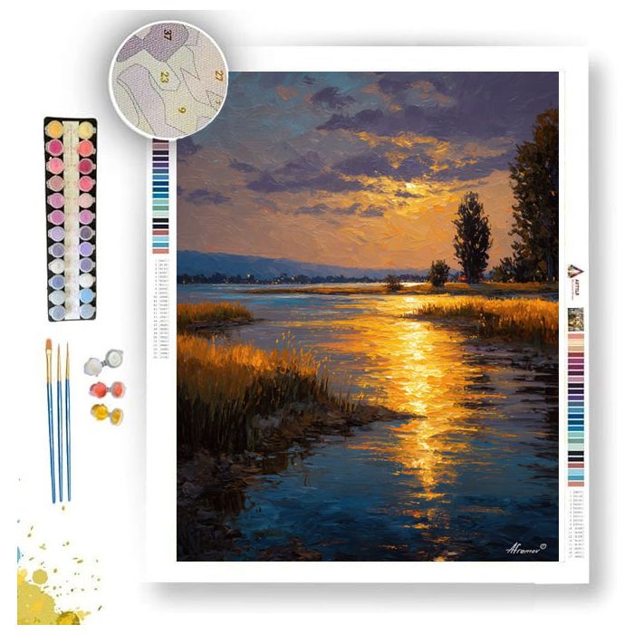 SUNBEAM LAKE EDGE - Paint by Numbers Full Kit
