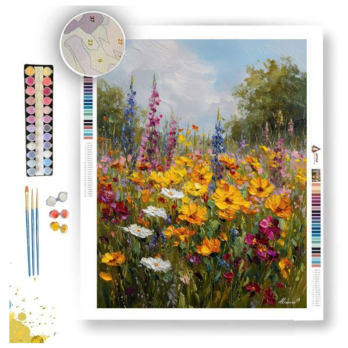 FLOW FIELD LIGHT - Paint by Numbers Full Kit