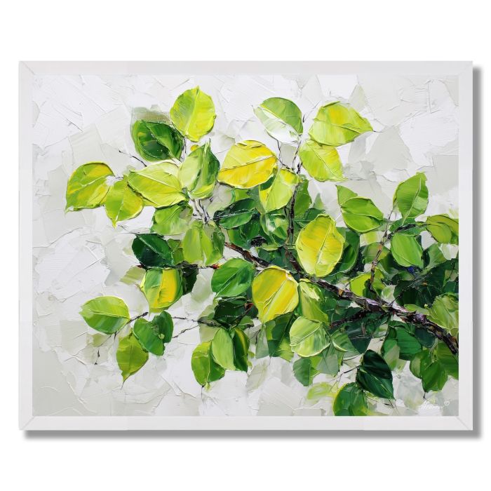 LIME GREEN SPRINGWOOD - FRAMED