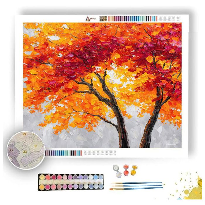 SPARKS OF AUTUMN AIR - Paint by Numbers Full Kit