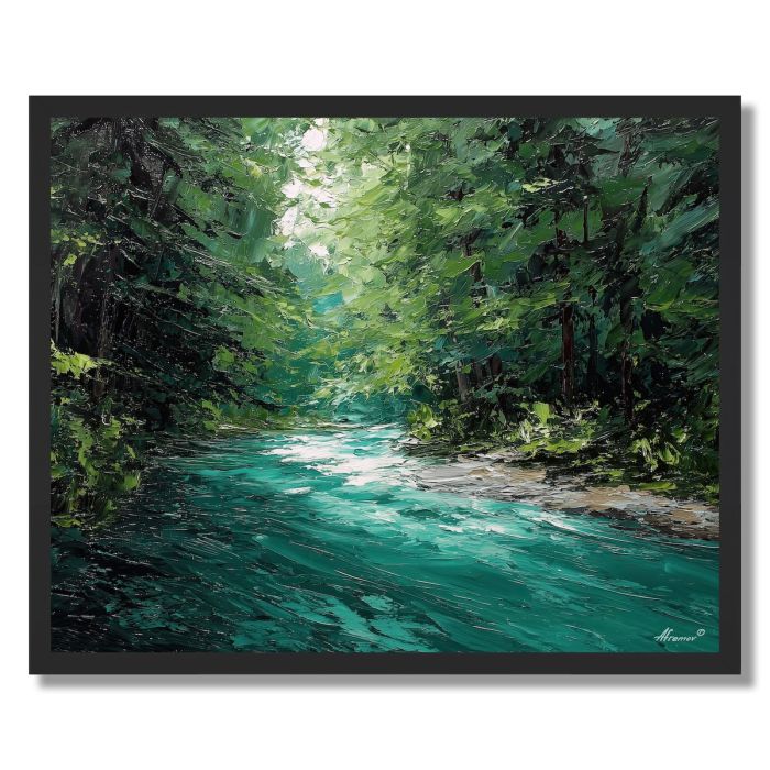 EMERALD RIVER FOREST - FRAMED