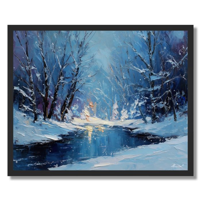 THE CRYSTAL WOOD - FRAMED