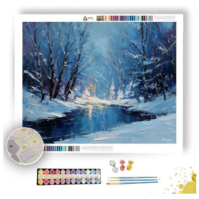 THE CRYSTAL WOOD - Paint by Numbers Full Kit