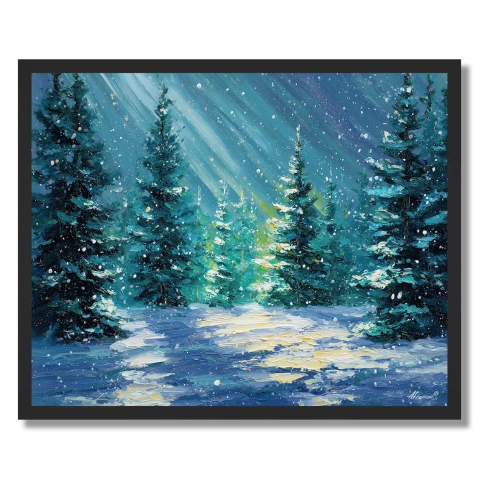EMERALD SNOWLIGHT - FRAMED