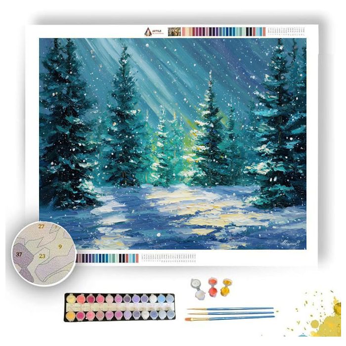 EMERALD SNOWLIGHT - Paint by Numbers Full Kit