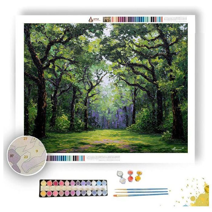 VELVET FOREST SHADE - Paint by Numbers Full Kit