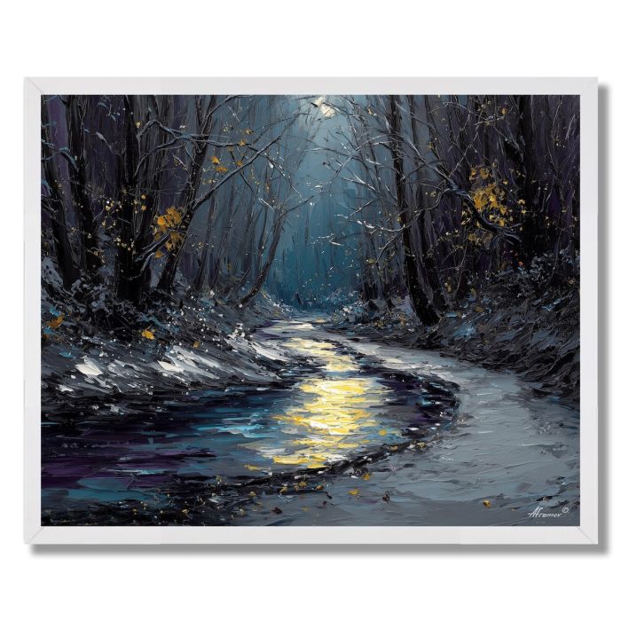 THE SILVER LEAF RIVER - FRAMED