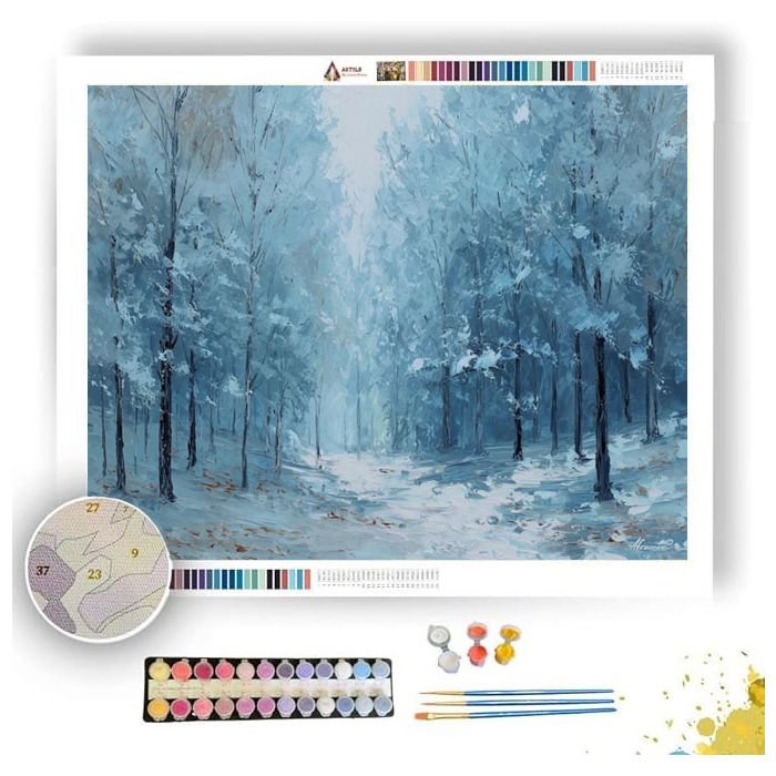 FOREST FROSTLINE - Paint by Numbers Full Kit