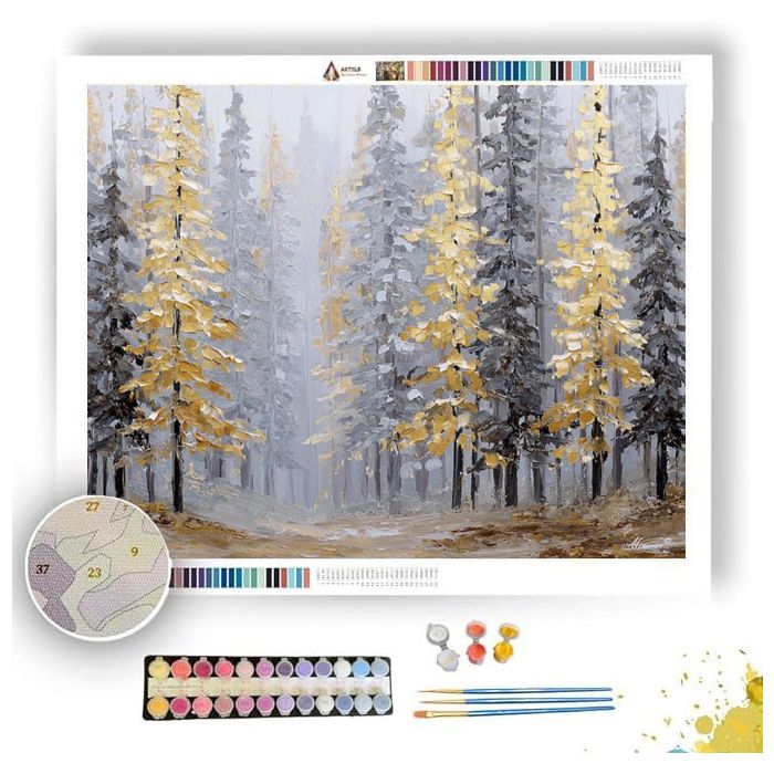 FOREST OF WARM WHISPERS - Paint by Numbers Full Kit