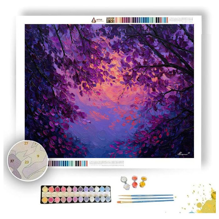THE VIOLET CANOPY - Paint by Numbers Full Kit