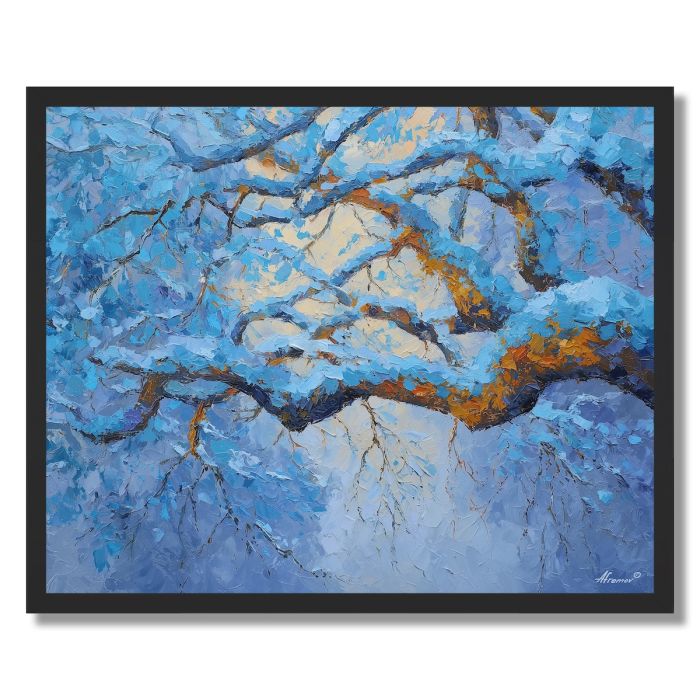 BLUE FROST OAKWOOD - FRAMED