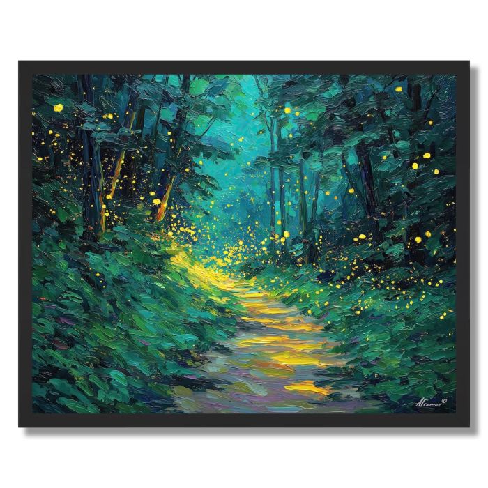FIREFLY GREEN TRAIL - FRAMED