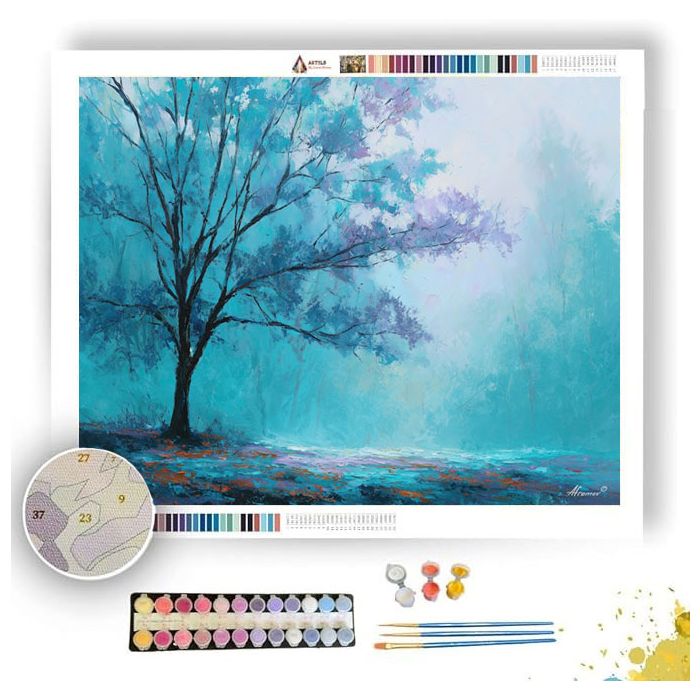 THE TURQUOISE MIST - Paint by Numbers Full Kit