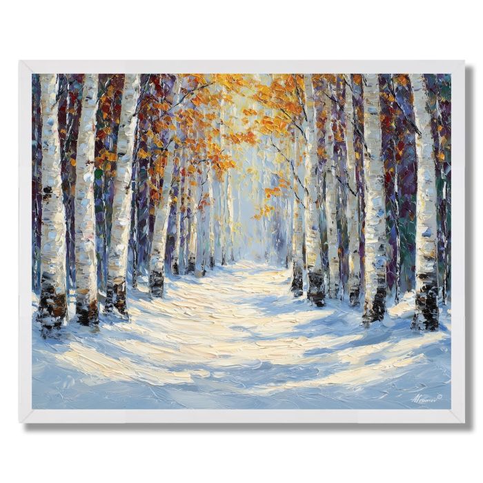 BIRCHWOOD SNOW TRAIL - FRAMED