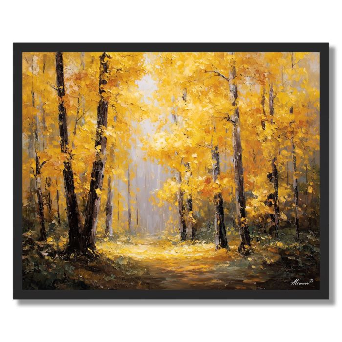 FOREST OF QUIET GOLD - FRAMED