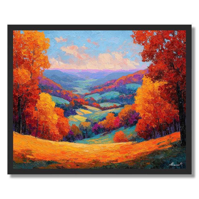 AUTUMN VALLEY WOODLAND - FRAMED