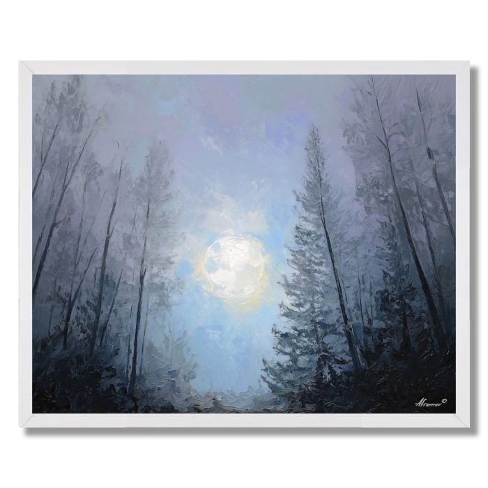 FOREST MOON RISE - FRAMED