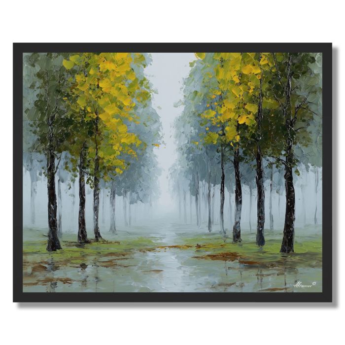 THE SILENT FOG LINE - FRAMED