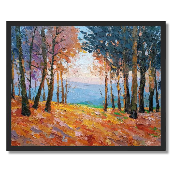 BRONZE LEAF VALLEY - FRAMED