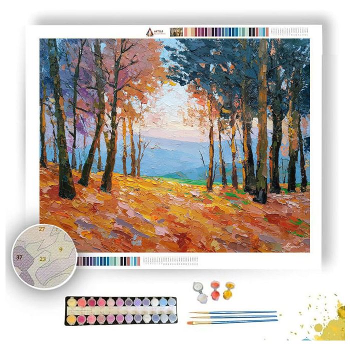 BRONZE LEAF VALLEY - Paint by Numbers Full Kit