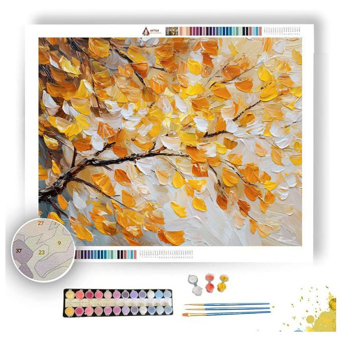 AUTUMN BREEZE WOODLINE - Paint by Numbers Full Kit
