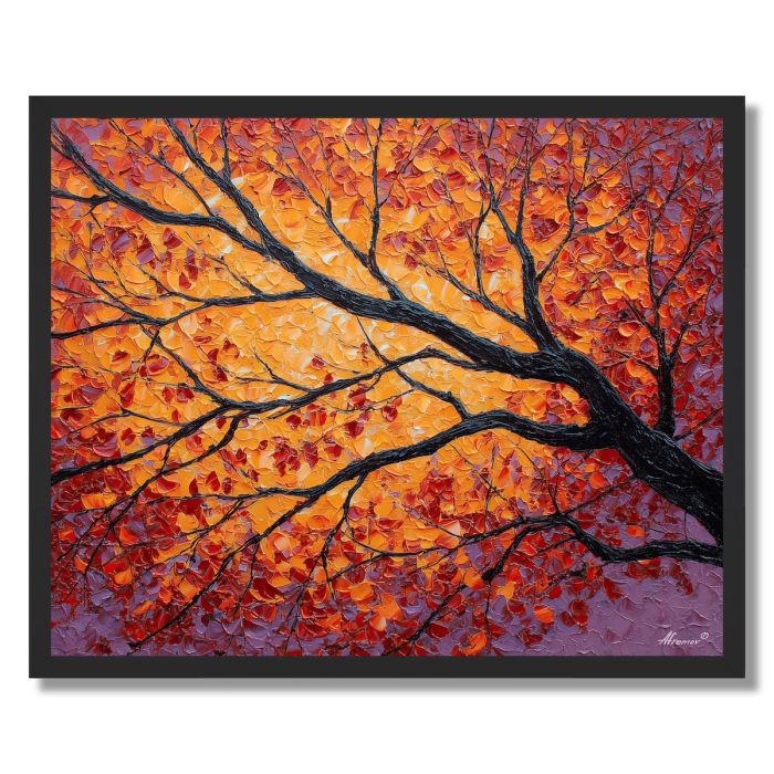 AUBURN LEAF RIDGE - FRAMED