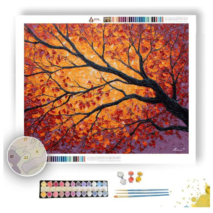 AUBURN LEAF RIDGE - Paint by Numbers Full Kit