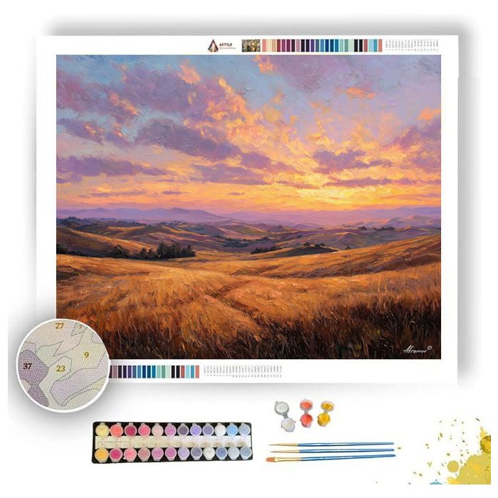 GOLDEN HORIZON SERENADE - Paint by Numbers Full Kit