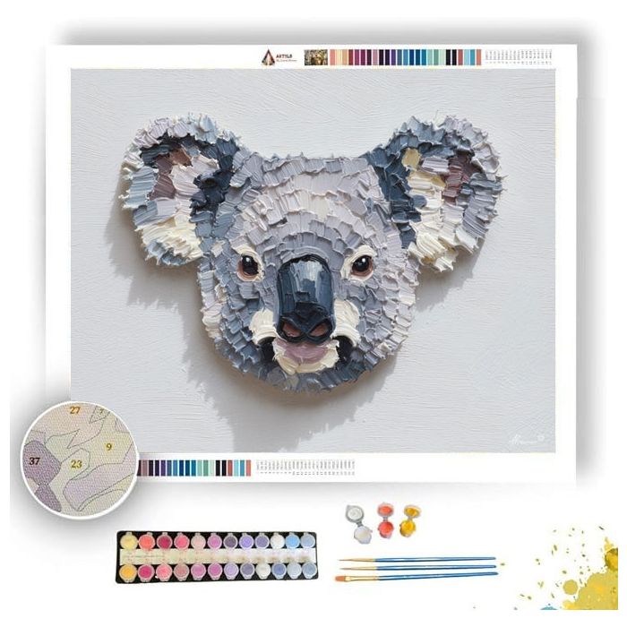 PIXEL KOALA MINI - Paint by Numbers Full Kit
