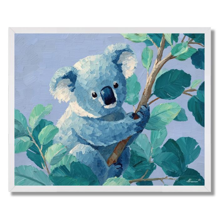 PIXEL KAWAII KOALA - FRAMED