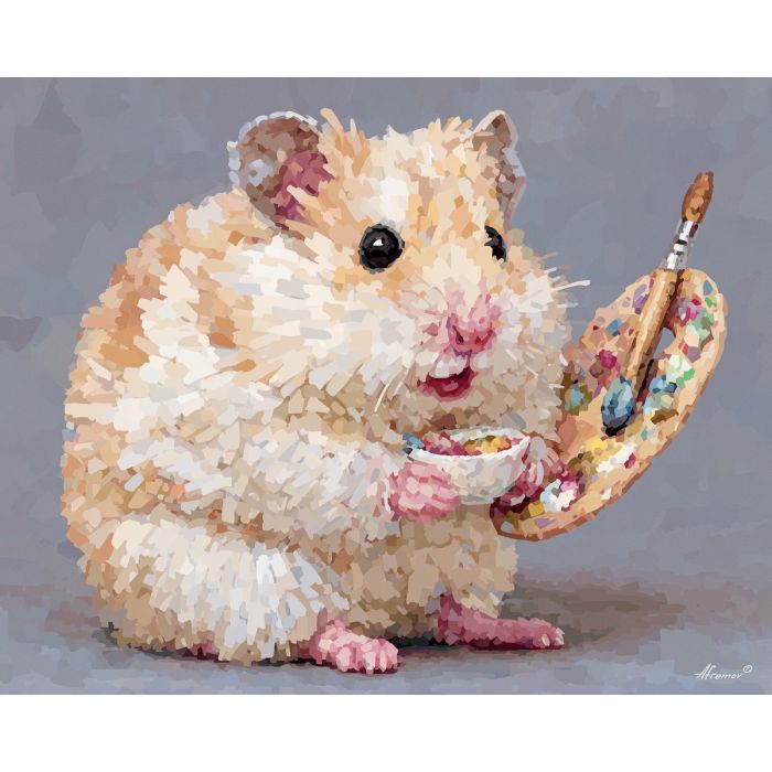 kawaii hamster pixel, round hamster sprite, beige white patches, pixel paws, cute pet icon, small animal pixel, chibi hamster, adorable creature