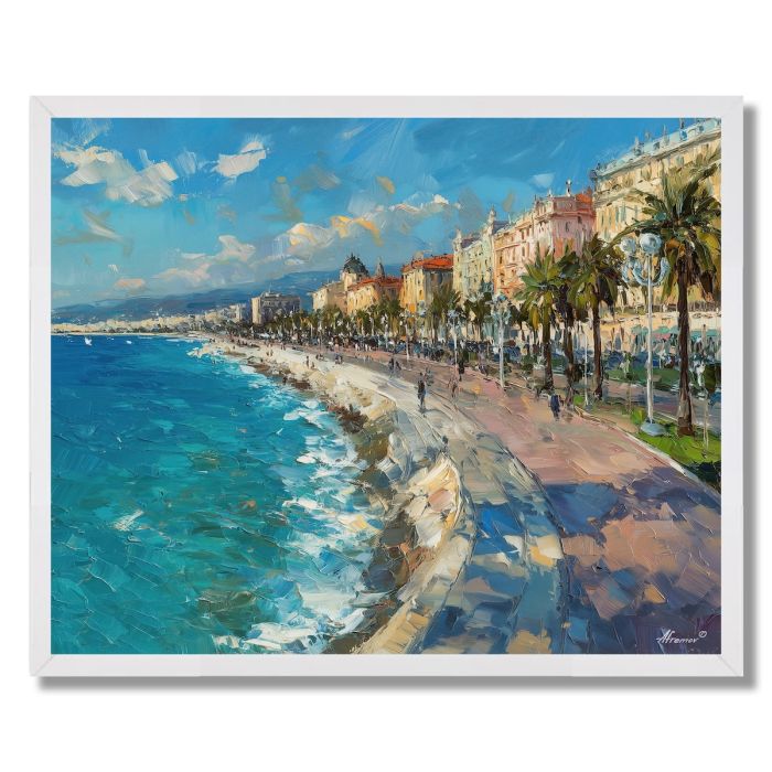 NICE PROMENADE AZUR SHORELINE - FRAMED