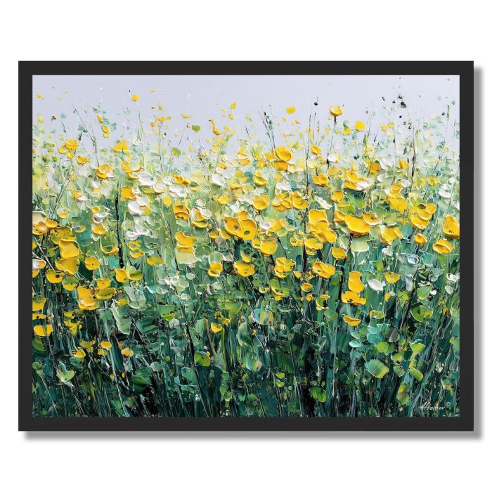 PIXEL MEADOW BAND - FRAMED