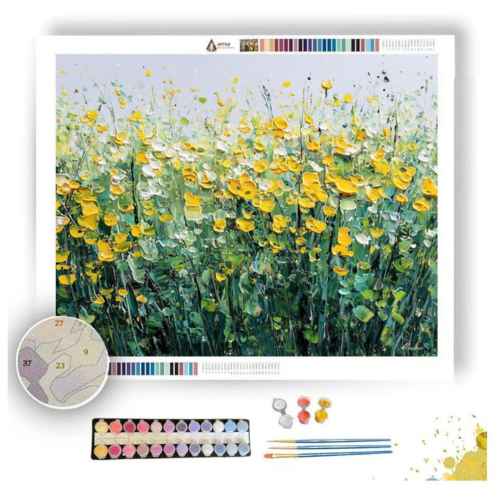 PIXEL MEADOW BAND - Paint by Numbers Full Kit