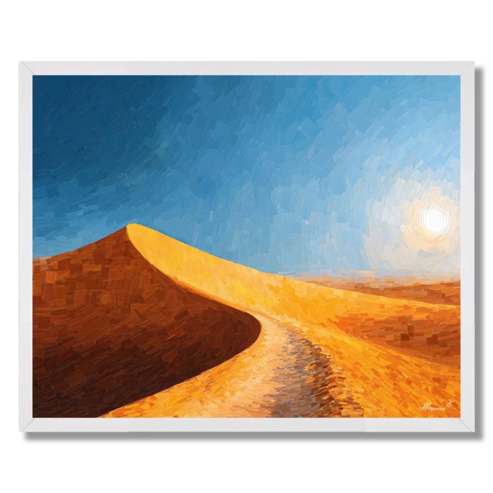 PIXEL DESERT DUNE - FRAMED