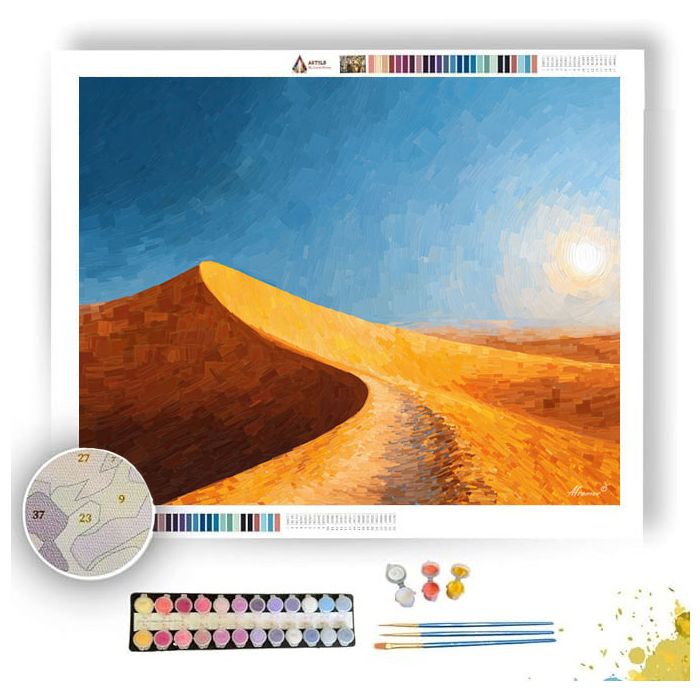 PIXEL DESERT DUNE - Paint by Numbers Full Kit