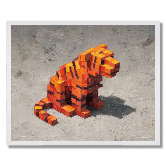 ISO TIGER MINI VOXEL - FRAMED