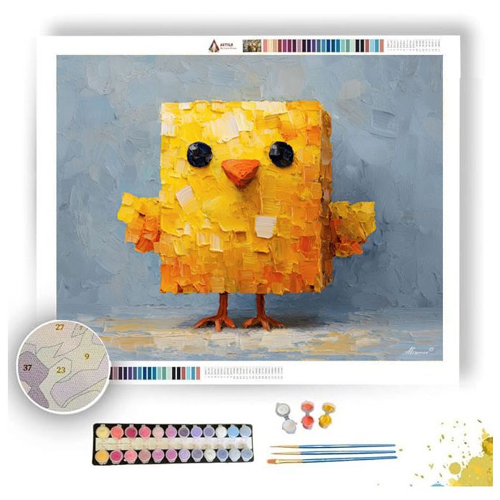 ISO CHICK SMALL CUBE - Paint by Numbers Full Kit