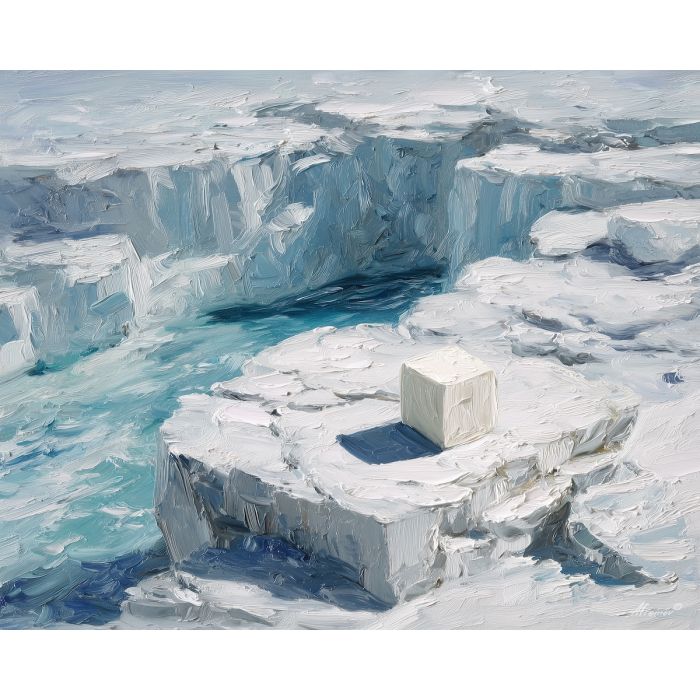 voxel seal, isometric seal pup, 3d pixel seal, white cube body, icy voxel ground, adorable arctic design