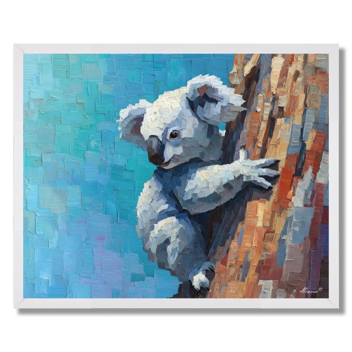 ISO KOALA TREE PERCH - FRAMED