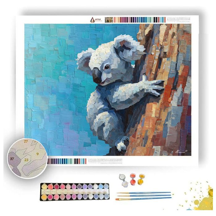 ISO KOALA TREE PERCH - Paint by Numbers Full Kit