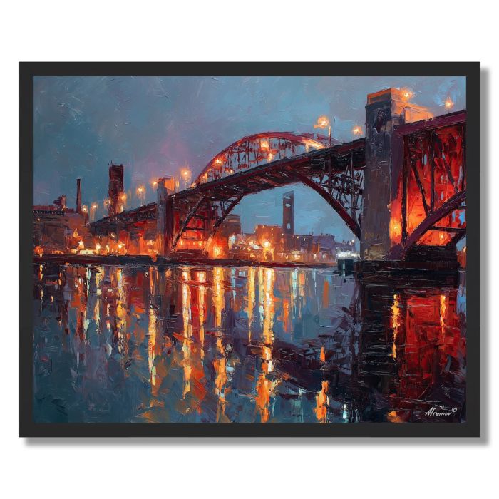 ARCHES OF BROADWAY BRIDGE NYC - FRAMED