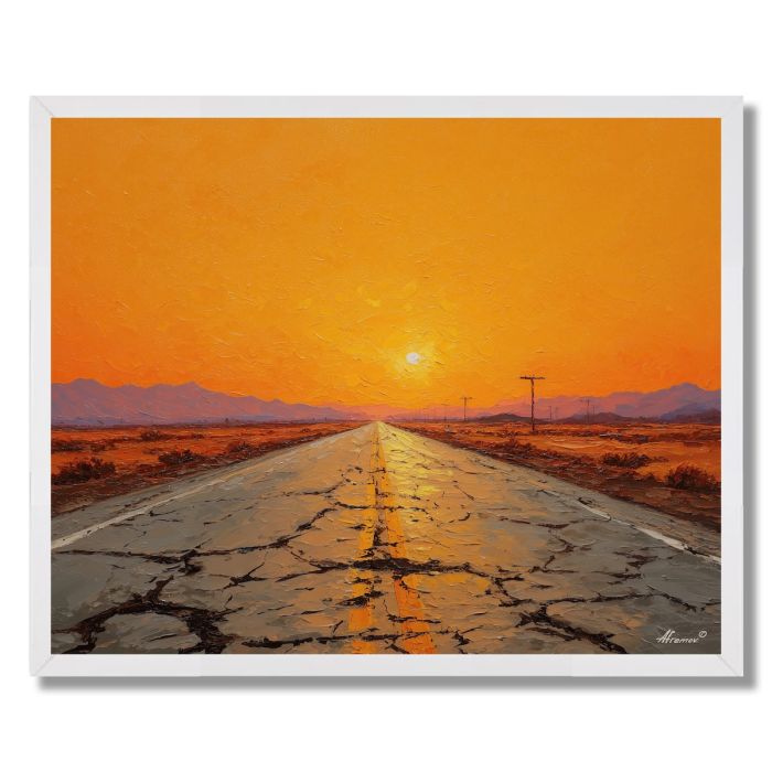 ROUTE 66 DUSTY HORIZON - FRAMED