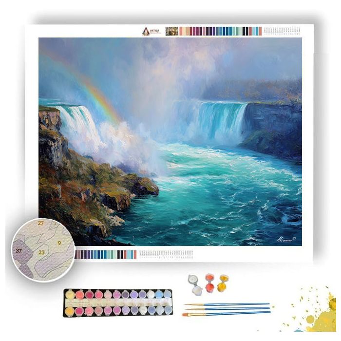 NIAGARA FALLS RAINBOW VEIL - Paint by Numbers Full Kit