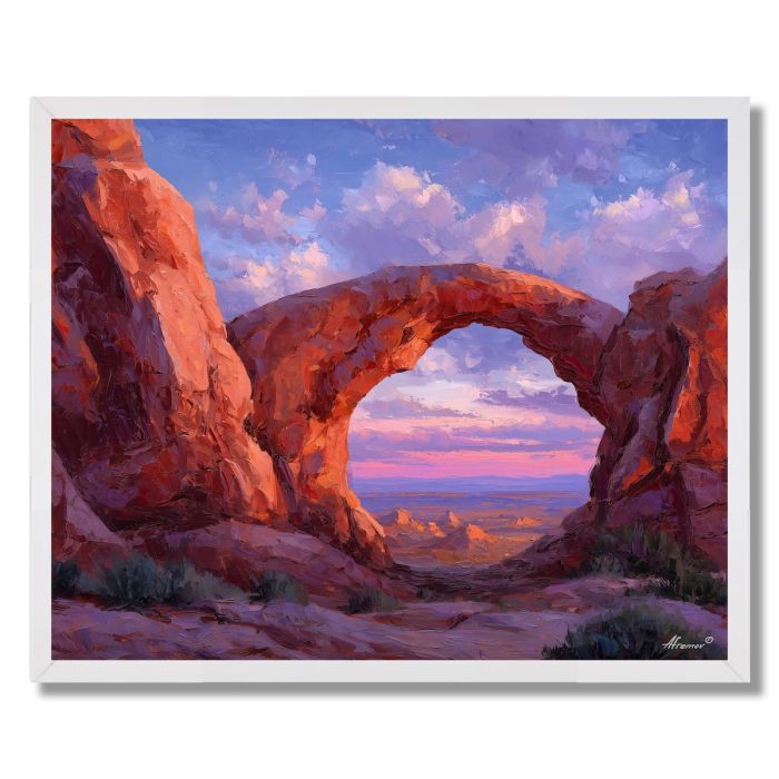 ARCHES DESERT WINDOW - FRAMED