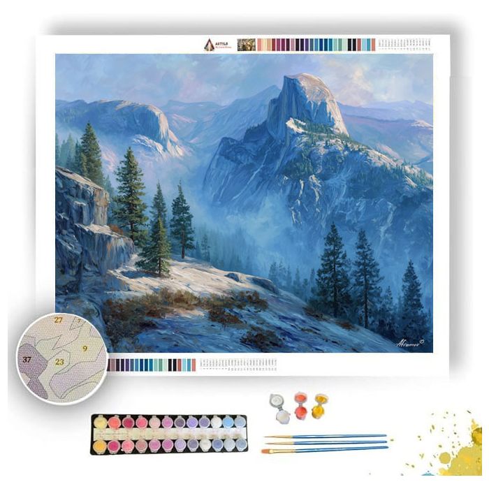 YOSEMITE HALF DOME DAYBREAK - Paint by Numbers Full Kit