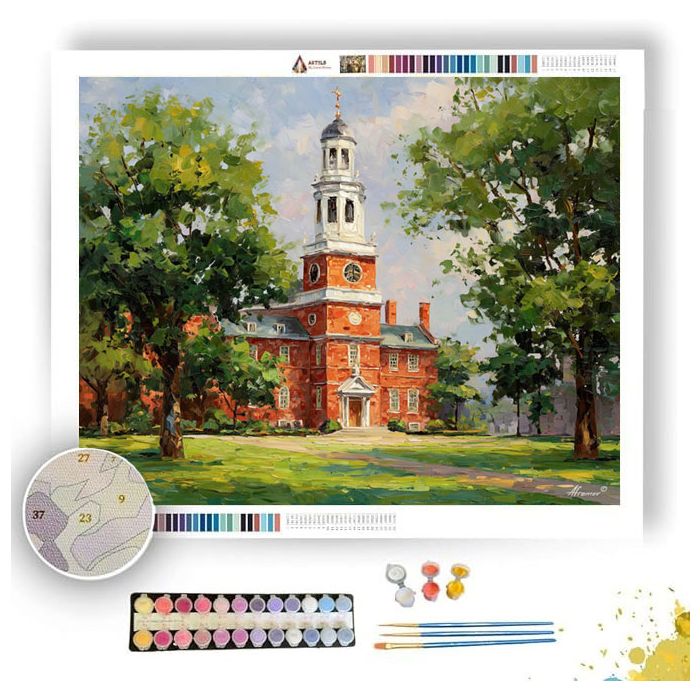 PHILADELPHIA LIBERTY BELL HALL - Paint by Numbers Full Kit